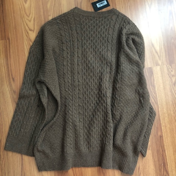 Oak + Fort Brown knit sweater - Picture 3 of 4